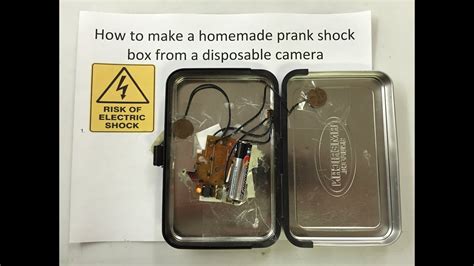 how to make an electric shock box|9 volt electrical shocker.